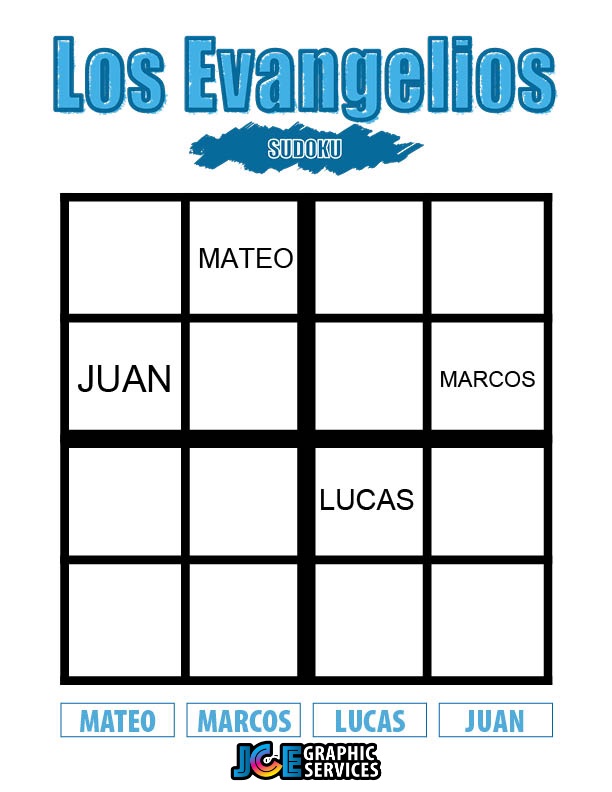 Los Evangelios - Sudoku