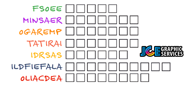 Juego Bíblico Para Niños: Letras Revueltas — Las Siete Iglesias de Apocalipsis