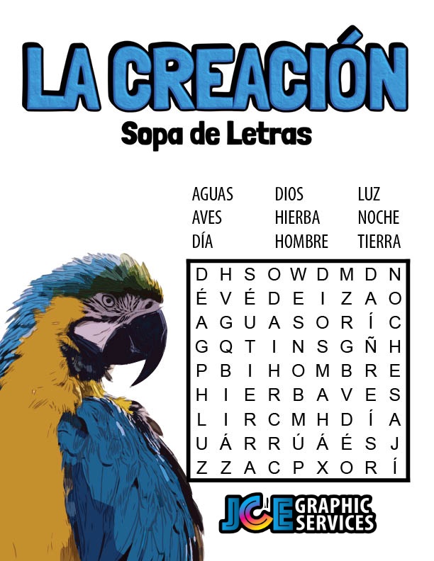 Sopa de Letras - La Creación